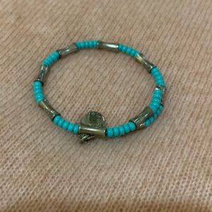 Turquoise and silver wrap Alex and Ani